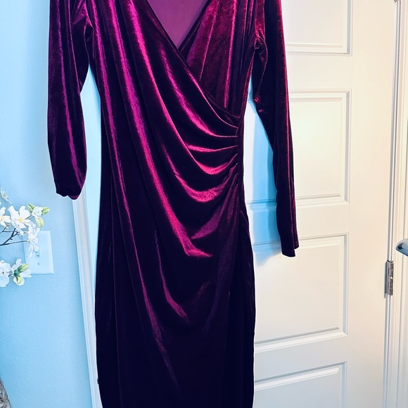 Velvet party dress  size XL - Picture 3 of 5